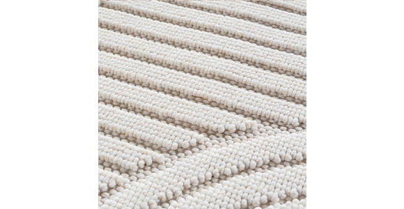 FLACHWEBETEPPICH 80/250 cm HELIX Creme  - Creme, Basics, Kunststoff/Textil (80/250cm) - Novel