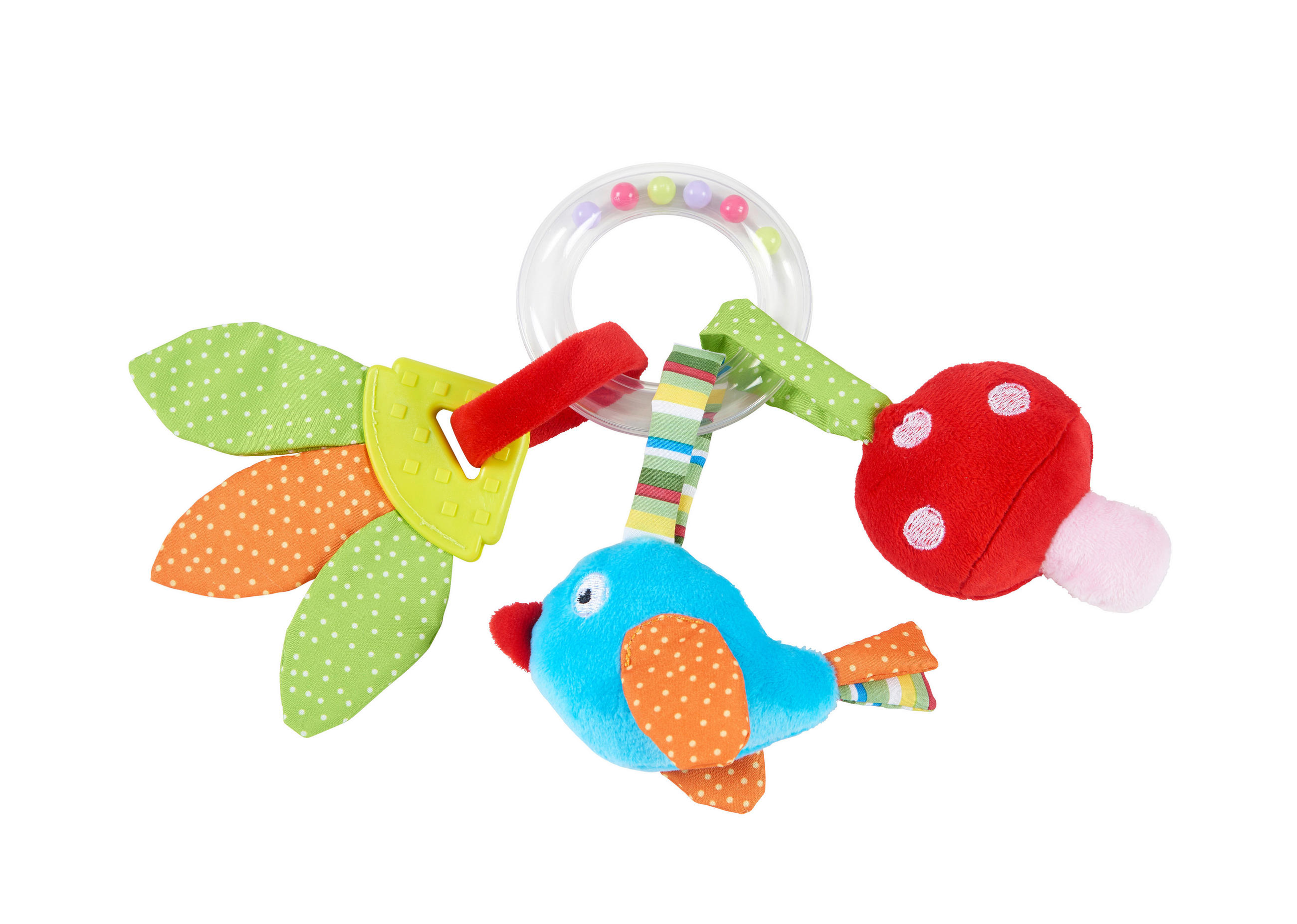 CHRASTÍTKO - vícebarevná, Basics, textil/plast (18cm) - My Baby Lou