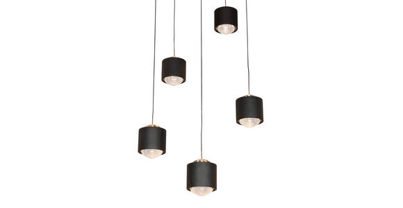 LED-HÄNGELEUCHTE 34/170 cm - Schwarz, Design, Kunststoff/Metall (34/170cm) - Novel