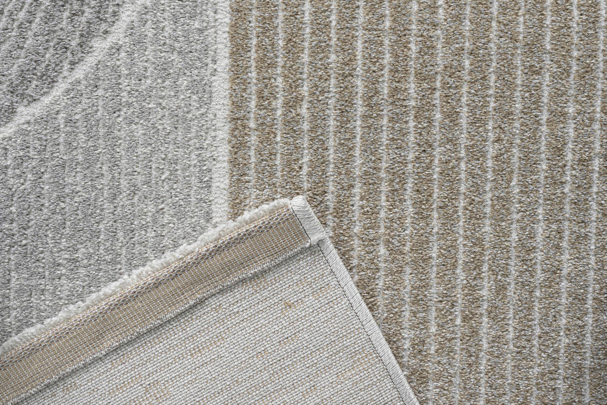 WEBTEPPICH 200/290 cm Valencia Grau, Goldfarben, Hellgrau  - Goldfarben/Hellgrau, Design, Textil (200/290cm) - Novel