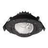 LED-EINBAUSPOT - Schwarz, Konventionell, Metall (8,2/8,2/4,1cm)