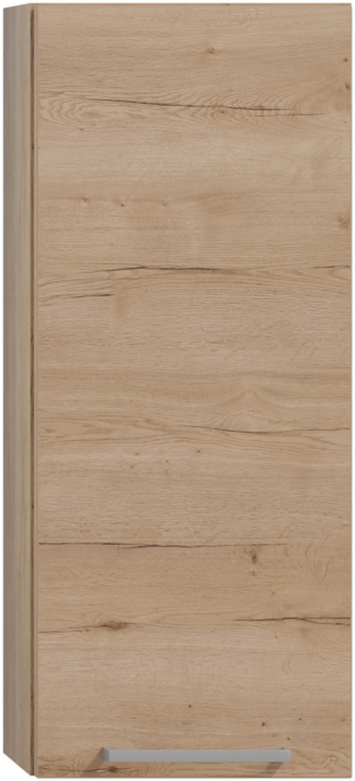 HÄNGESCHRANK 30/72/20,2 cm  - Chromfarben/Eichefarben, MODERN, Glas/Holzwerkstoff (30/72/20,2cm) - Celina Home