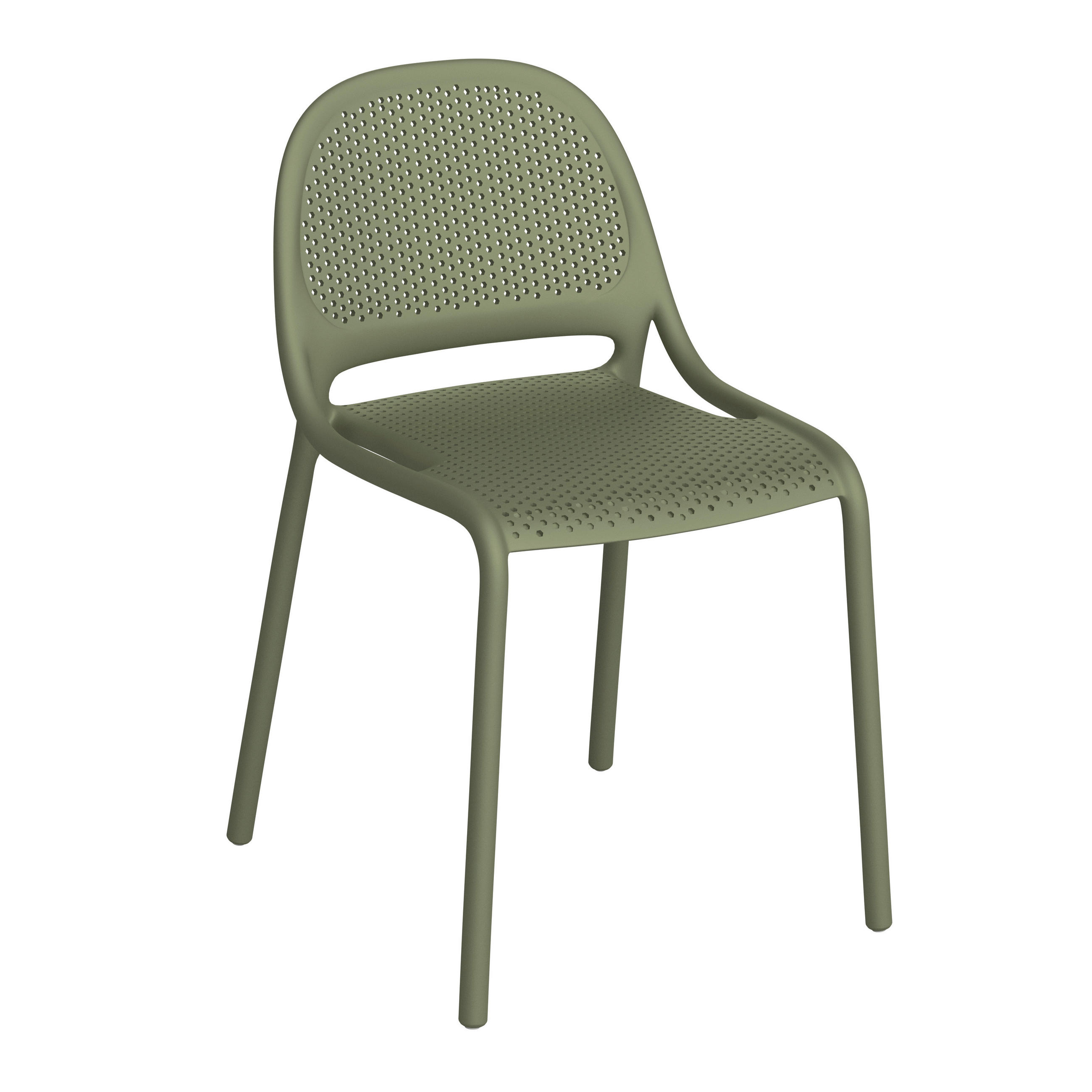 GARTENSTUHL Grün  - Grün, MODERN, Kunststoff (50/81/55cm) - Ambia Garden