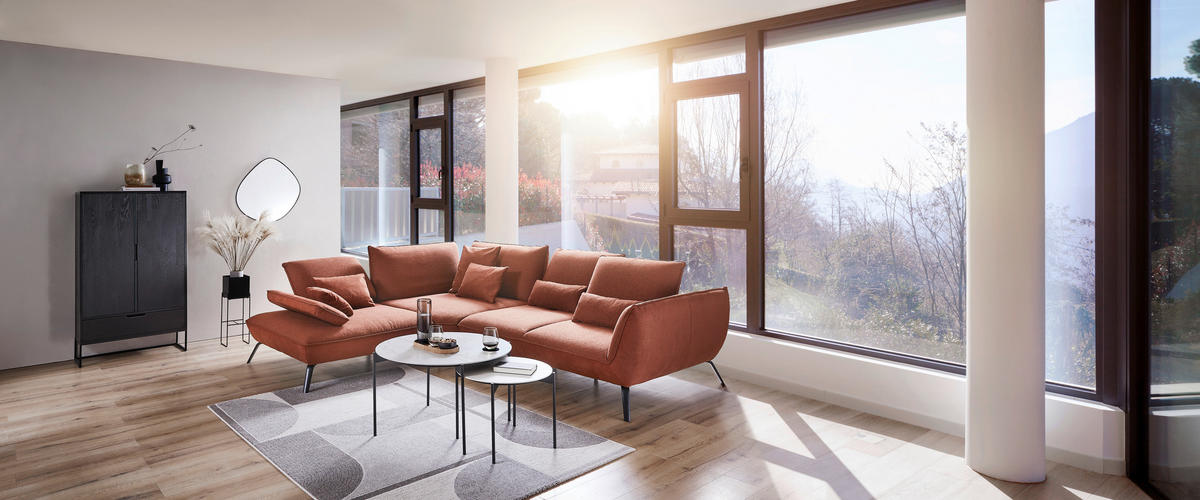 BEISTELLTISCH in Metall, Keramik 55/55/49 cm  - Anthrazit/Beige, Design, Keramik/Metall (55/55/49cm) - Venjakob