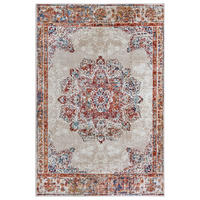 FLACHWEBETEPPICH  Wohnzimmer 57/90 cm Luxor Multicolor, Creme rechteckig  - Multicolor/Creme, Design, Kunststoff/Textil (57/90cm) - Hanse Home