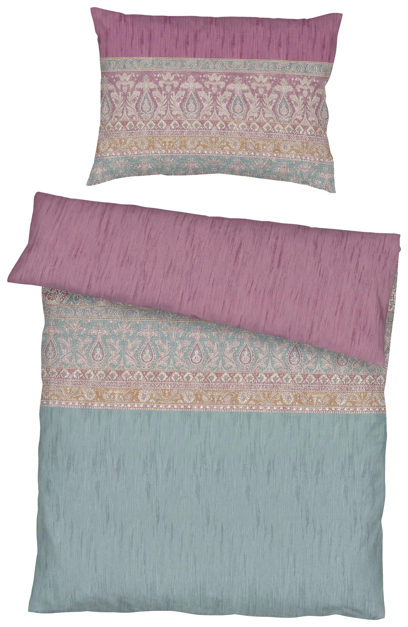 BETTWÄSCHE Primavera Makosatin 140/200 cm  - Multicolor, Design, Textil (140/200cm) - Kaeppel