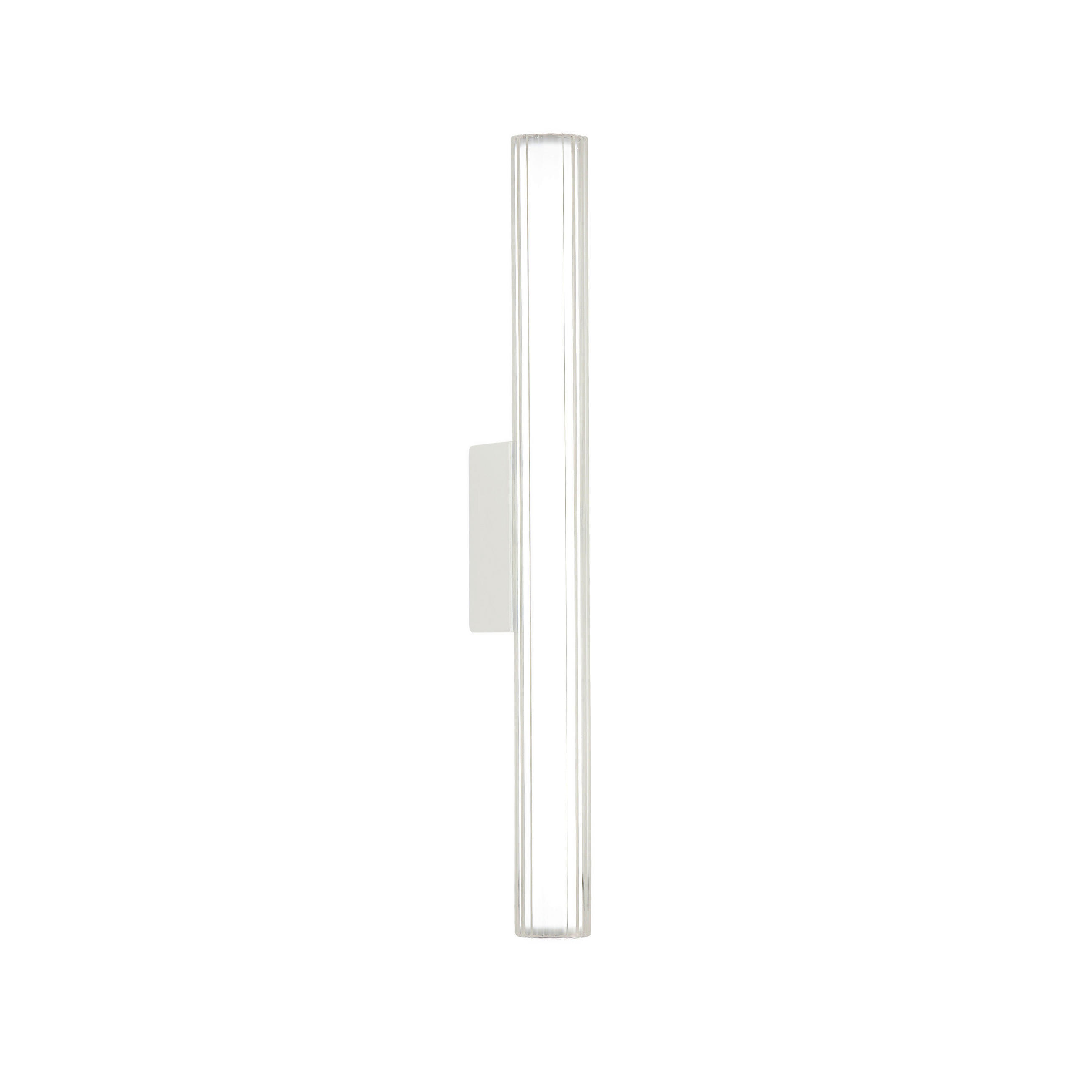 WANDLEUCHTE Linea 45/6/11.5 cm  - Weiß, Design, Glas (45/6/11.5cm)