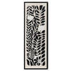 BILD Blätter 30/90 cm  - Beige/Schwarz, LIFESTYLE, Holz/Kunststoff (30/90cm) - Monee