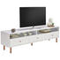 TV-ELEMENT 182,5/50,5/42 cm - Messingfarben/Weiß, Design, Holzwerkstoff/Metall (182,5/50,5/42cm) - Novel TV-ELEMENT 182,5/50,5/42 cm - Messingfarben/Weiß, Design, Holzwerkstoff/Metall (182,5/50,5/42cm) - Novel