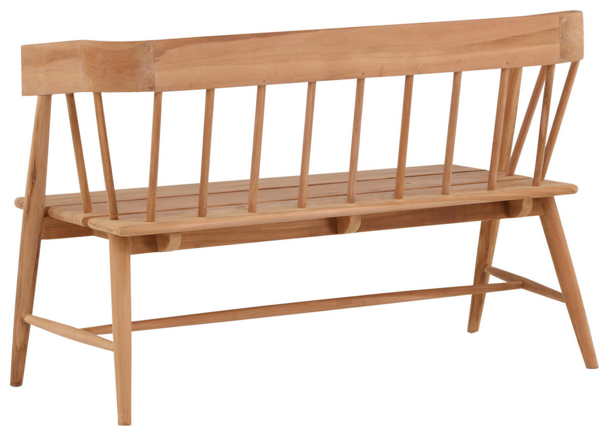GARTENBANK 58/85/132 cm Teakholz   - Teakfarben, KONVENTIONELL, Holz (58/85/132cm) - Gardenson