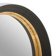 WANDSPIEGEL 58,5/58,5/6,5 cm  - Goldfarben/Schwarz, Design, Glas/Holzwerkstoff (58,5/58,5/6,5cm) - Novel
