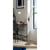 LED-STEHLEUCHTE 25/150 cm    - Chromfarben/Nickelfarben, Basics, Glas/Metall (25/150cm)