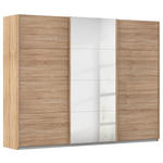 SCHWEBETÜRENSCHRANK  in Sonoma Eiche  - Sonoma Eiche, KONVENTIONELL, Holzwerkstoff/Metall (360/210/62cm) - Xora