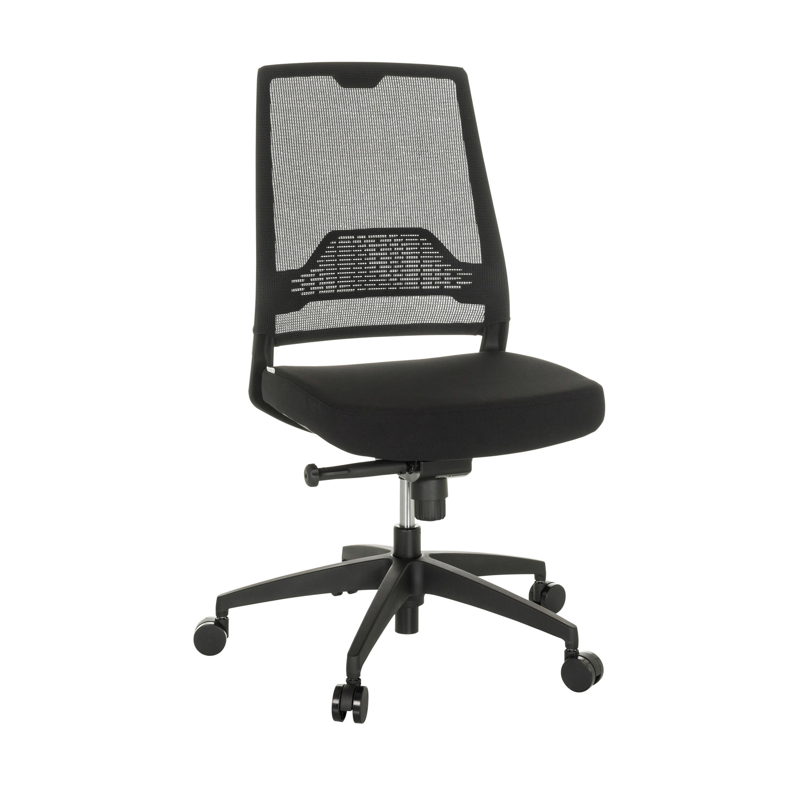 DREHSTUHL  in Schwarz  - Schwarz, Basics, Kunststoff/Textil (49/98-107/60cm) - MID.YOU