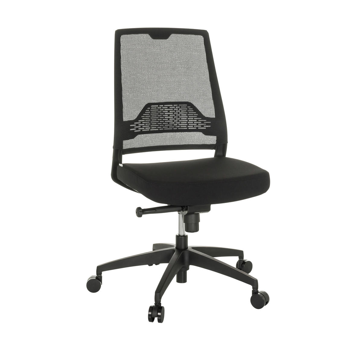 DREHSTUHL  in Schwarz  - Schwarz, Basics, Kunststoff/Textil (49/98-107/60cm) - MID.YOU