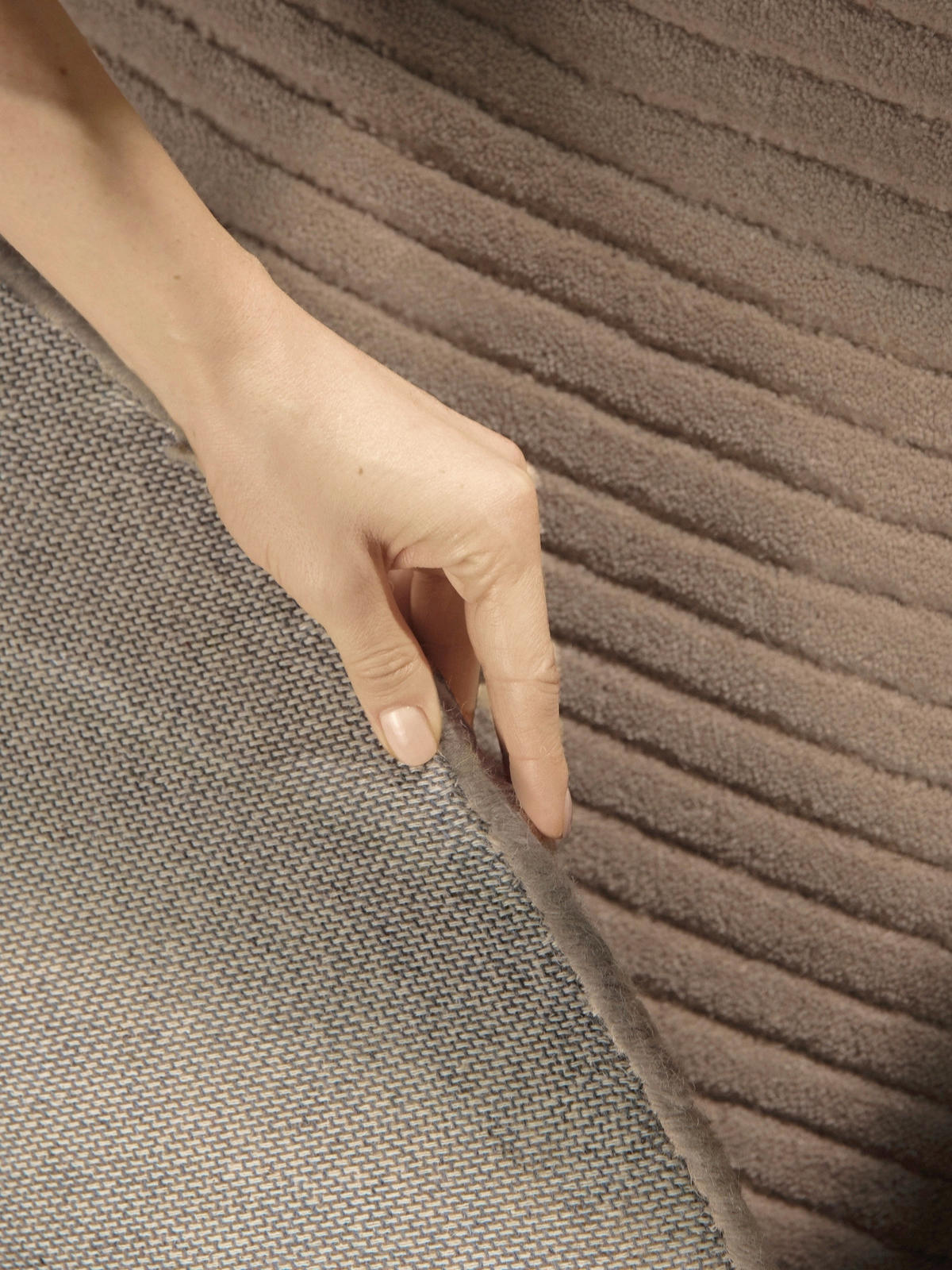 WOLLTEPPICH 200 cm Kensington Braun rund  - Braun, Basics, Textil (200cm) - Ted Baker
