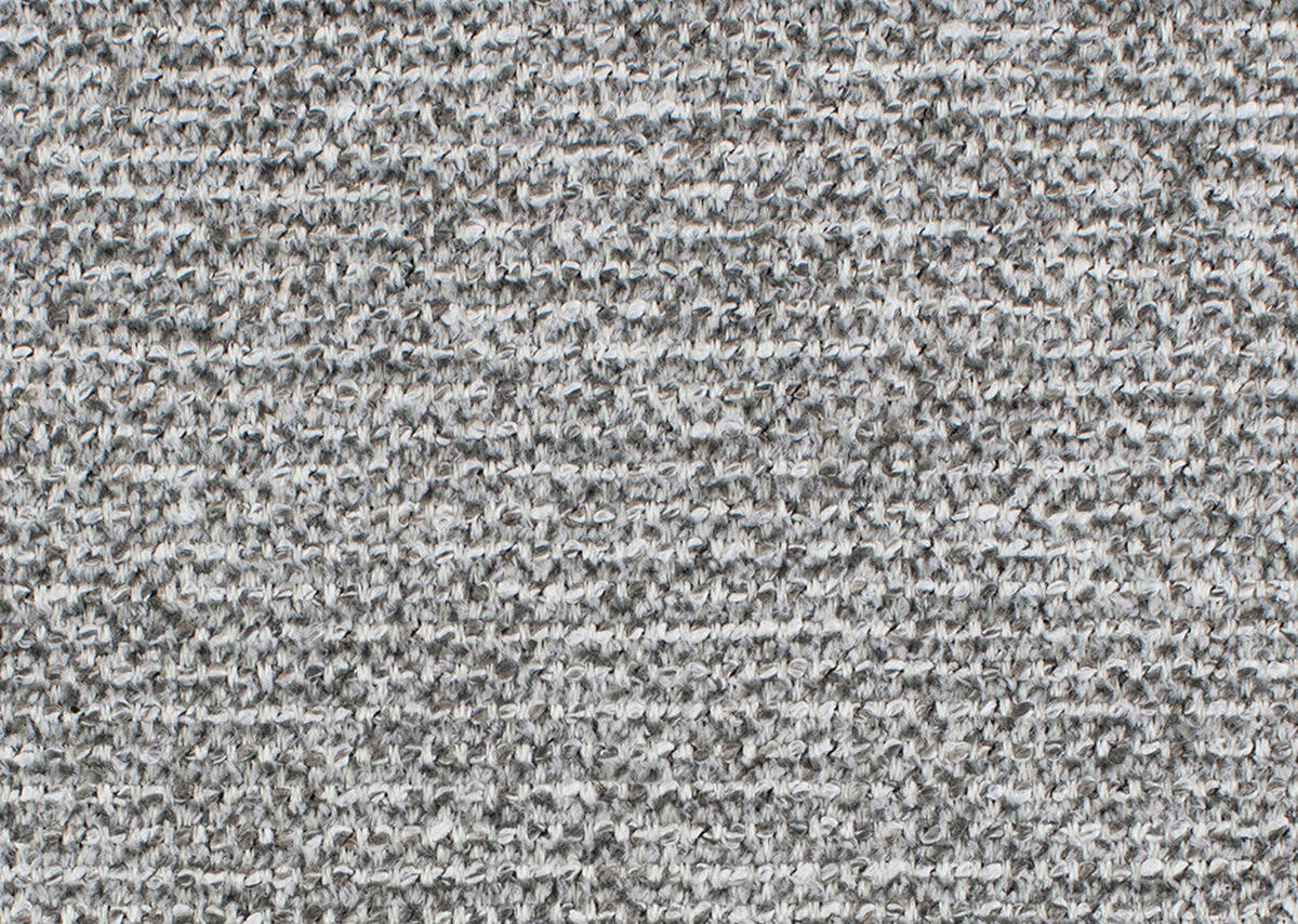 SESSEL in Chenille, Flachgewebe Hellgrau  - Hellgrau/Schwarz, Design, Textil/Metall (81/92/84cm) - Xora