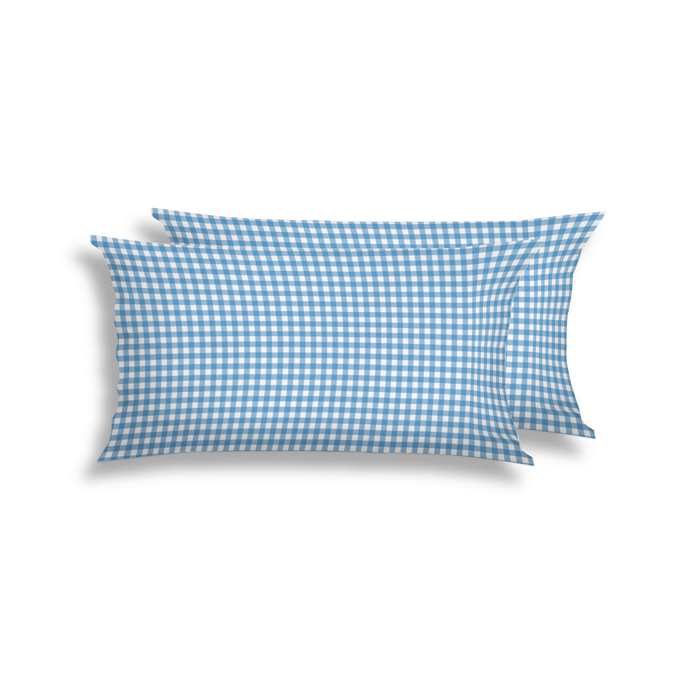 KOPFPOLSTERBEZUG 40/80 cm  - Blau, Design, Textil (40/80cm) - Florella
