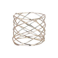 SZALVÉTAGYŰRŰ    - aranyszínű, Basics, fém (4,5/3,5cm) - Ambia Home