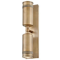 WANDLEUCHTE Hinkley 48,3/12,7/14,7 cm  - Messingfarben, Design, Glas/Metall (48,3/12,7/14,7cm) - Elstead Lighting