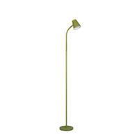 LED-STEHLEUCHTE - Braun/Grün, Basics, Kunststoff/Metall (145/19.5/37cm)