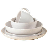 KOMBISERVICE Creme VERMONT 5-teilig 1 Personen  - Creme, Basics, Keramik - Costa Nova