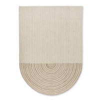 WEBTEPPICH 120/170 cm Jaylin Naturfarben halbrund  - Naturfarben, Basics, Kunststoff/Textil (120/170cm) - Schöner Wohnen