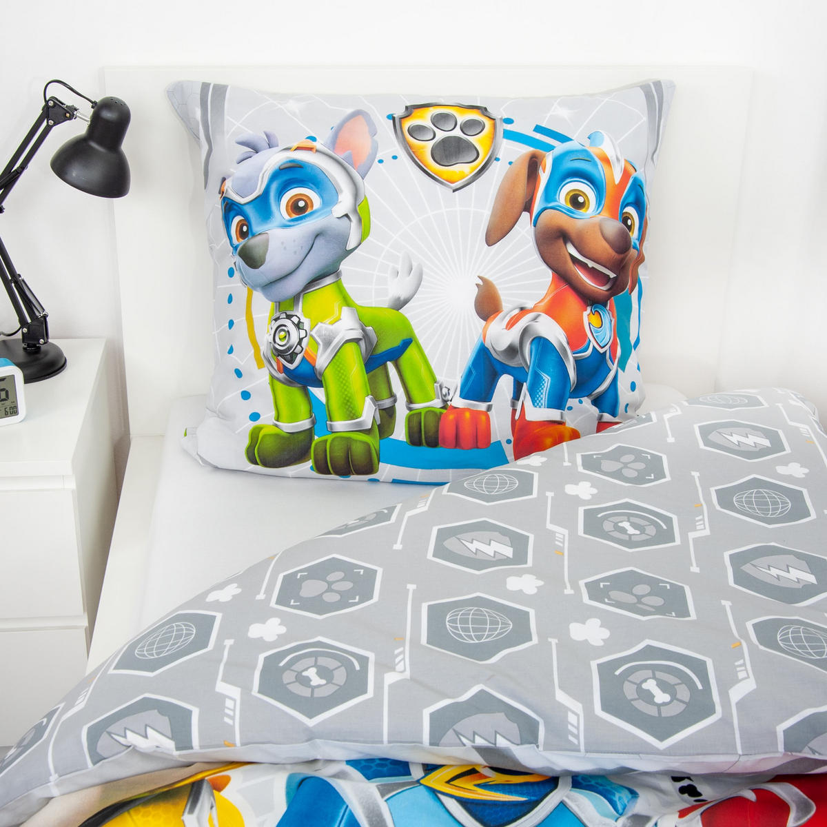JUGENDBETTWÄSCHE Paw Patrol Renforcé 135/200 cm  - Schwarz, Basics, Textil (135/200cm) - Herding