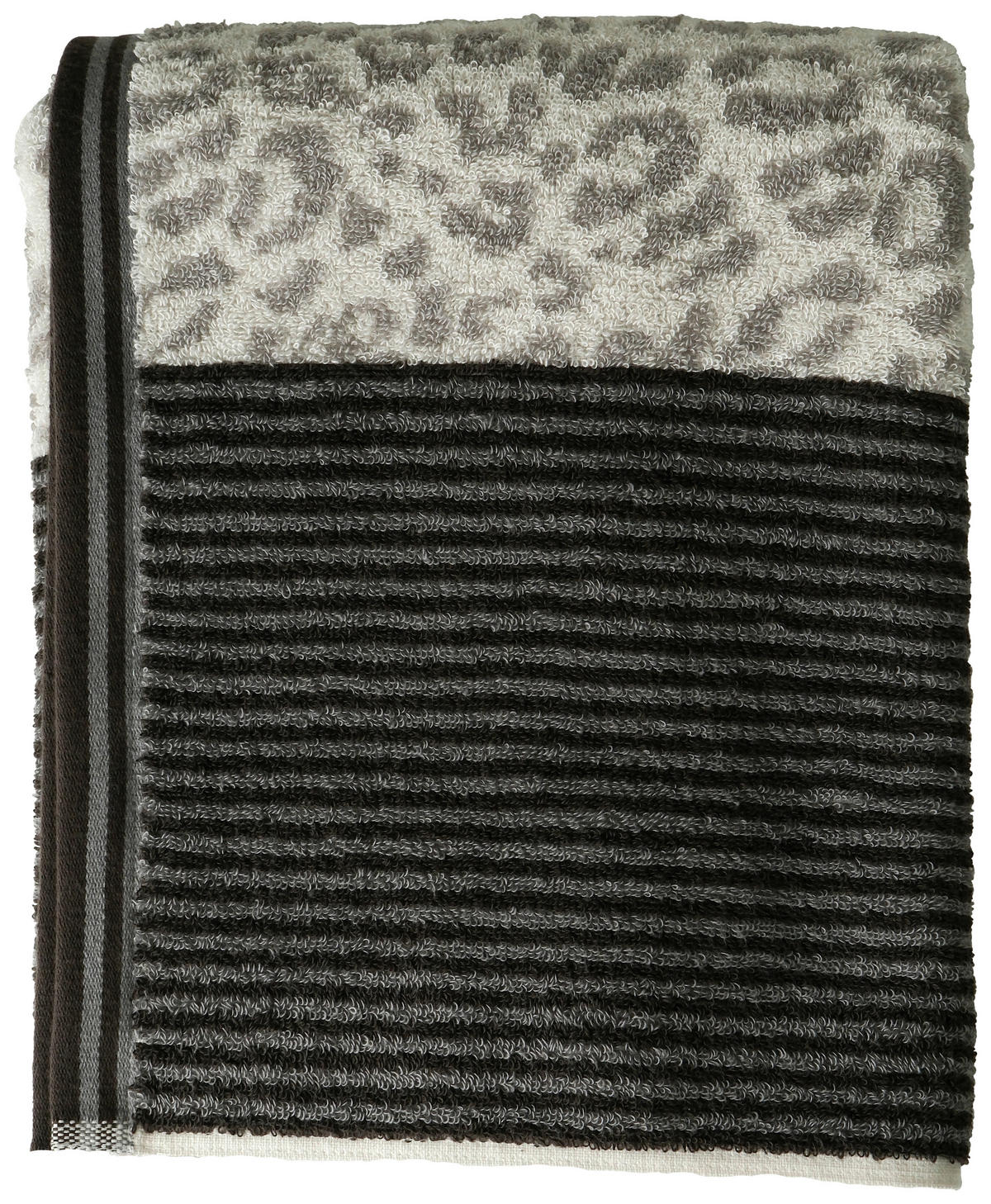 DUSCHTUCH 70/140 cm  - Anthrazit, Konventionell, Textil (70/140cm) - Dieter Knoll