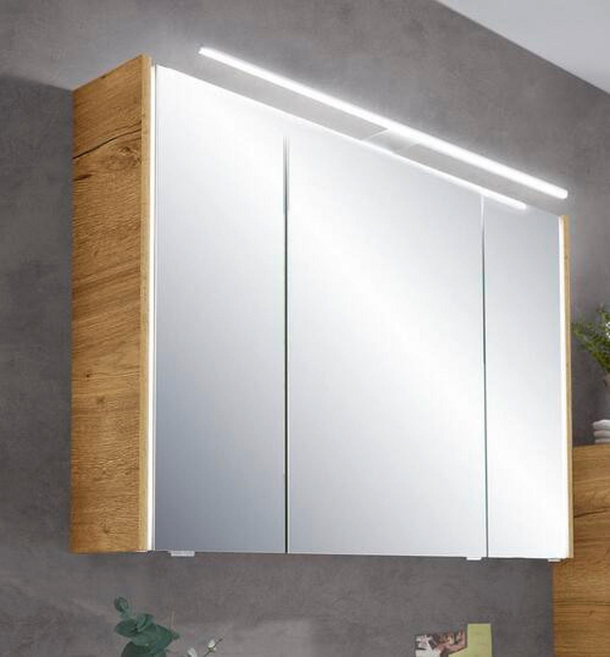 KOUPELNA  - bílá, Design, kompozitní dřevo/keramika (105,5cm) - Sadena