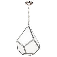 VISEČA SVETILKA  Elstead Diamond      49.5 /64.8 cm      E27 - barve niklja, Basics, kovina (49.5 /64.8cm) - Elstead Lighting