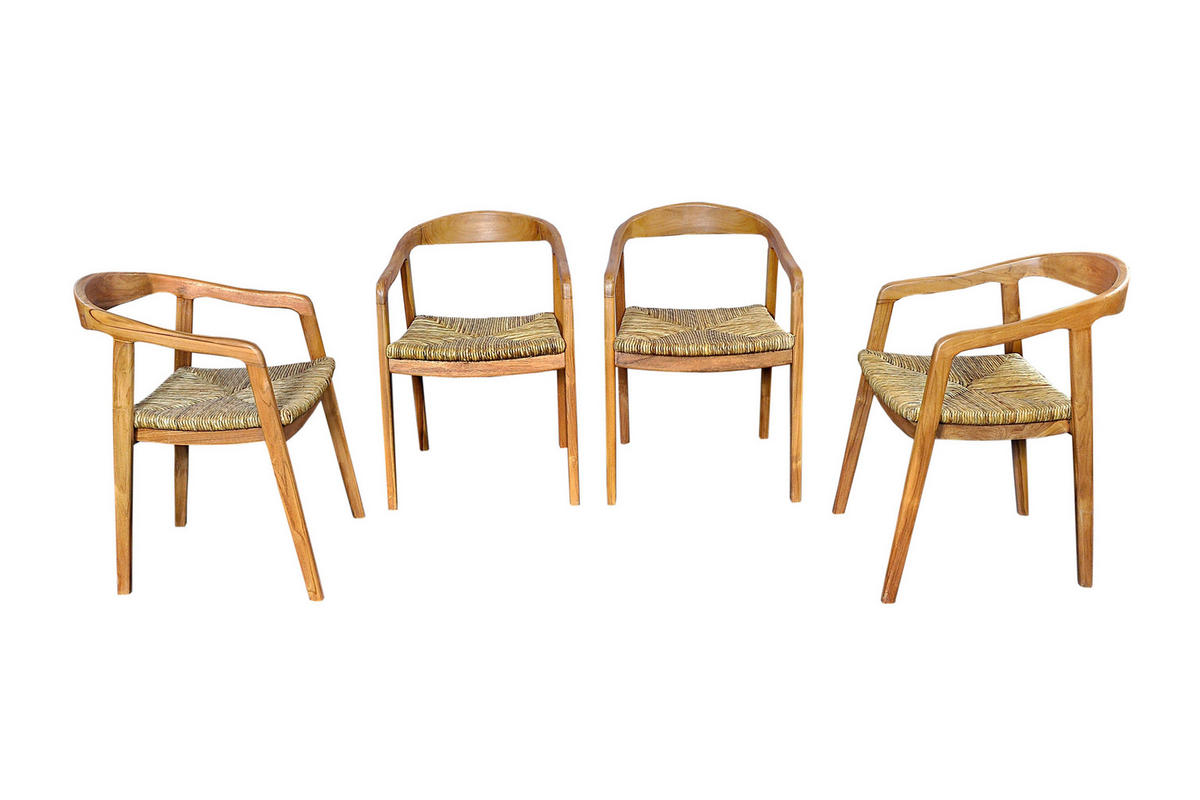 ARMLEHNSTUHL in Holz Naturfarben  - Naturfarben, MODERN, Holz (55/75/58cm) - MID.YOU
