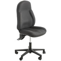 OTOČNÁ ŽIDLE, antracitová - antracitová, Basics, textil/plast (46/100-118/45cm)