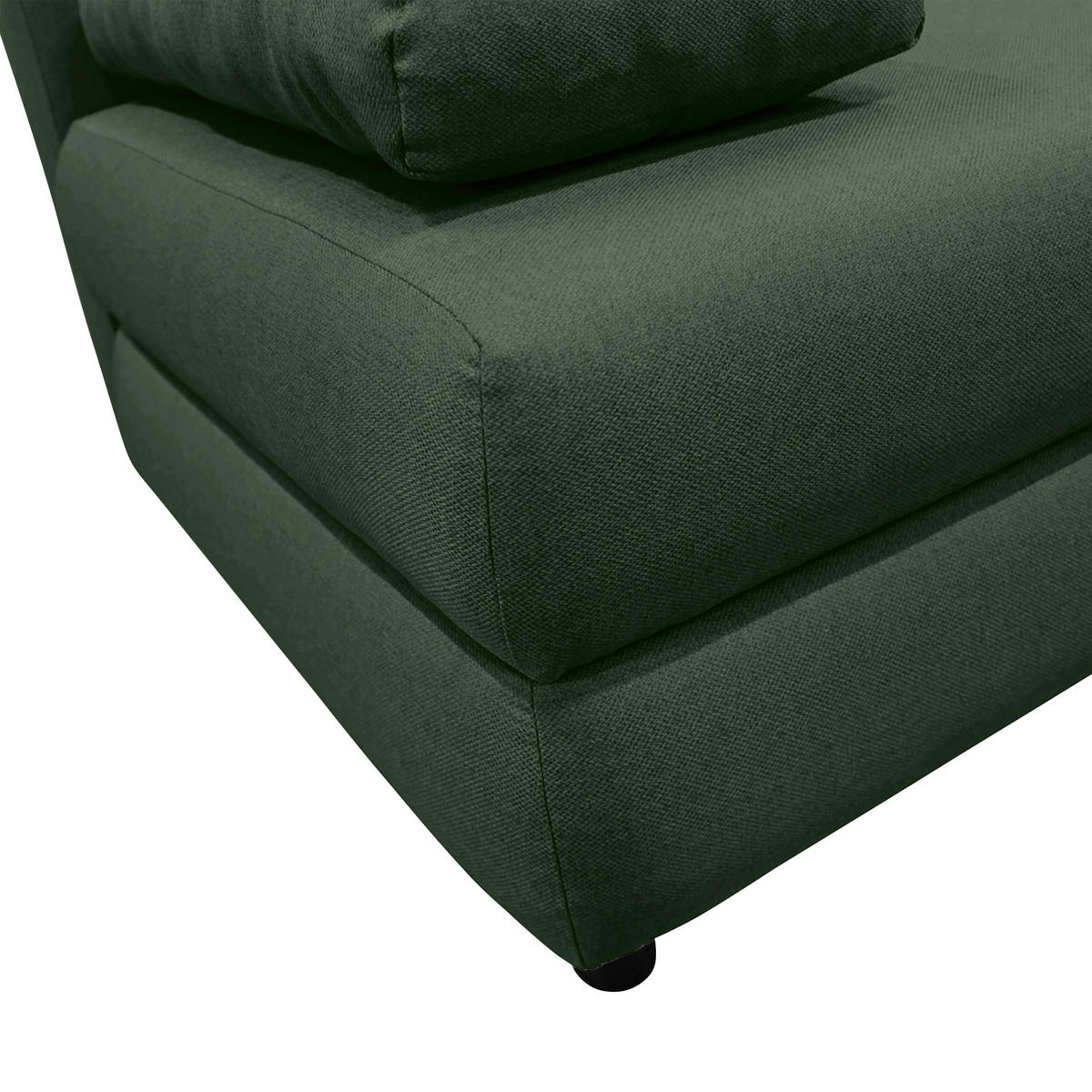 KANAPÉÁGY textil zöld  - fekete/mentazöld, Design, műanyag/textil (200/88/87cm) - P & B