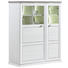 HIGHBOARD 110/134/43 cm - Weiß/Grau, LIFESTYLE, Glas/Holzwerkstoff (110/134/43cm) - Hom`in HIGHBOARD 110/134/43 cm - Weiß/Grau, LIFESTYLE, Glas/Holzwerkstoff (110/134/43cm) - Hom`in