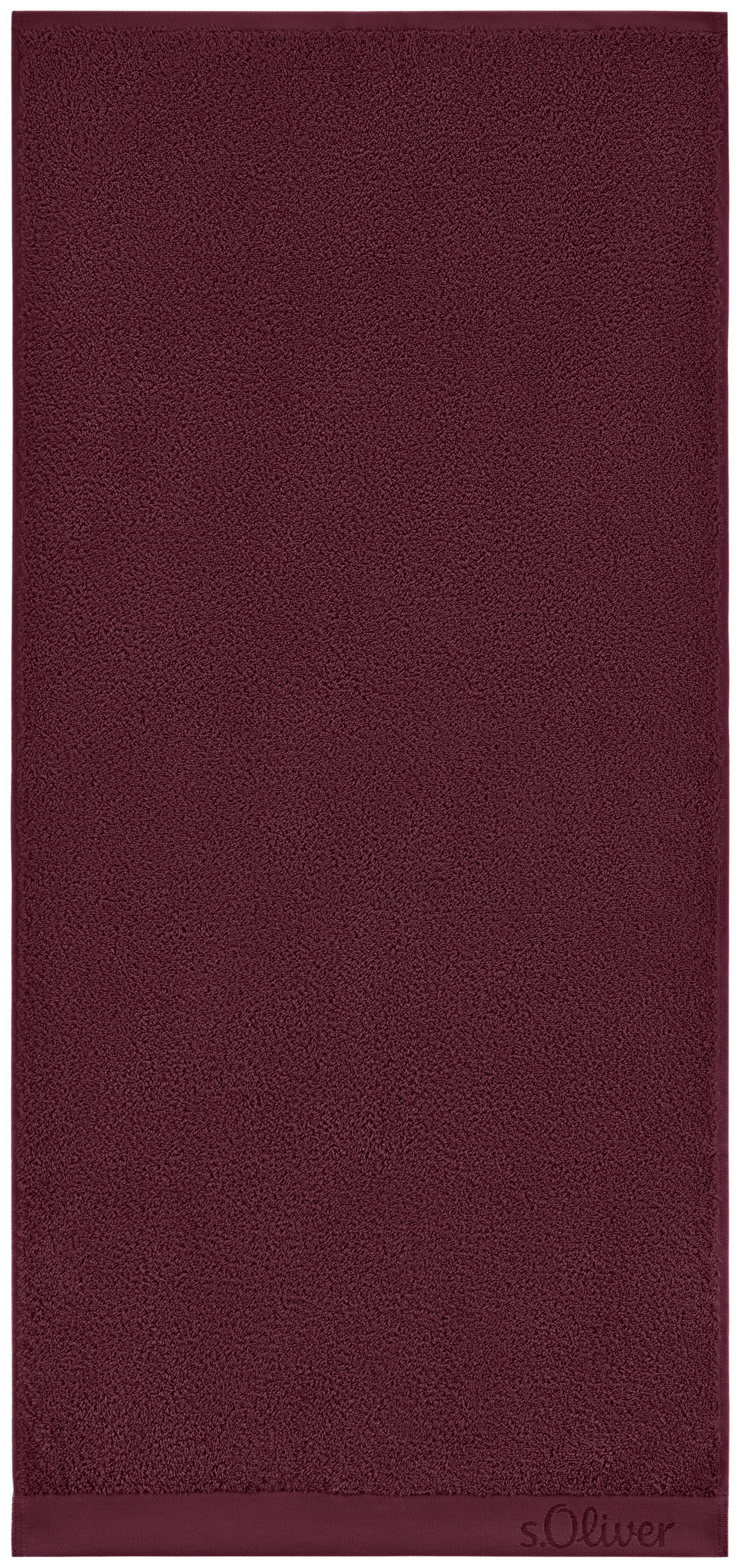 HANDTUCH Weinrot  - Weinrot, Trend, Textil (50/100cm) - S. Oliver