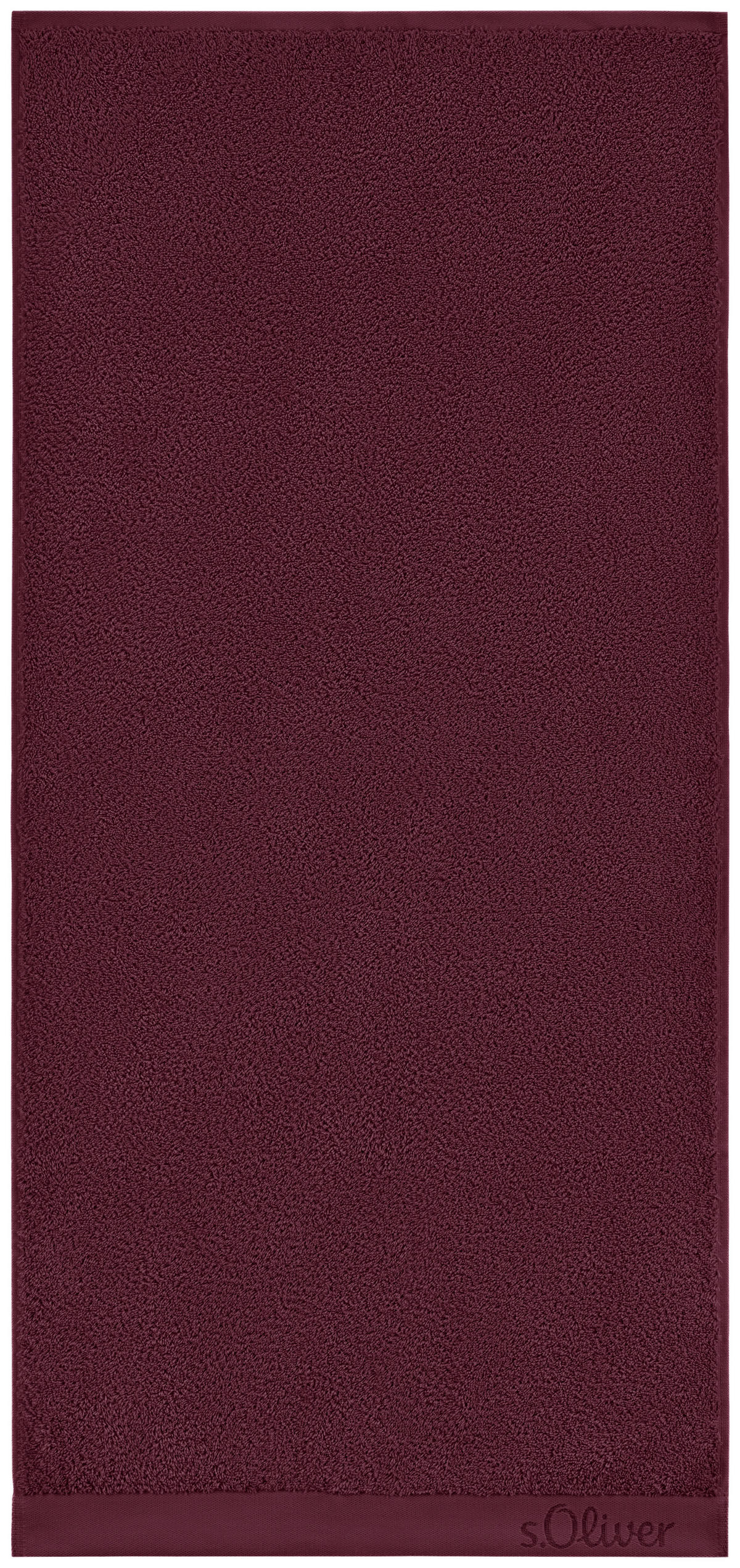 HANDTUCH Weinrot  - Weinrot, Trend, Textil (50/100cm) - S. Oliver