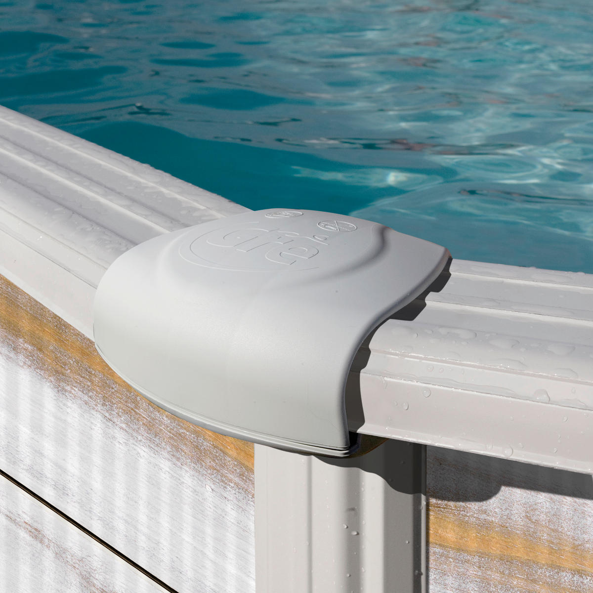 POOL-SET 2024 610/375/132 cm  - Weiß, KONVENTIONELL, Metall (610/375/132cm) - Gre