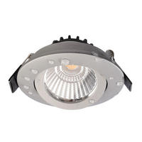 LED-EINBAUSPOT - Silberfarben, Konventionell, Metall (8,2/8,2/4,1cm)