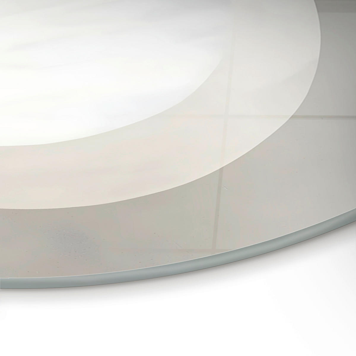 GLASBILD Landschaft & Natur 70/100 cm  - Beige/Weiß, Basics, Glas/Papier (70/100cm)