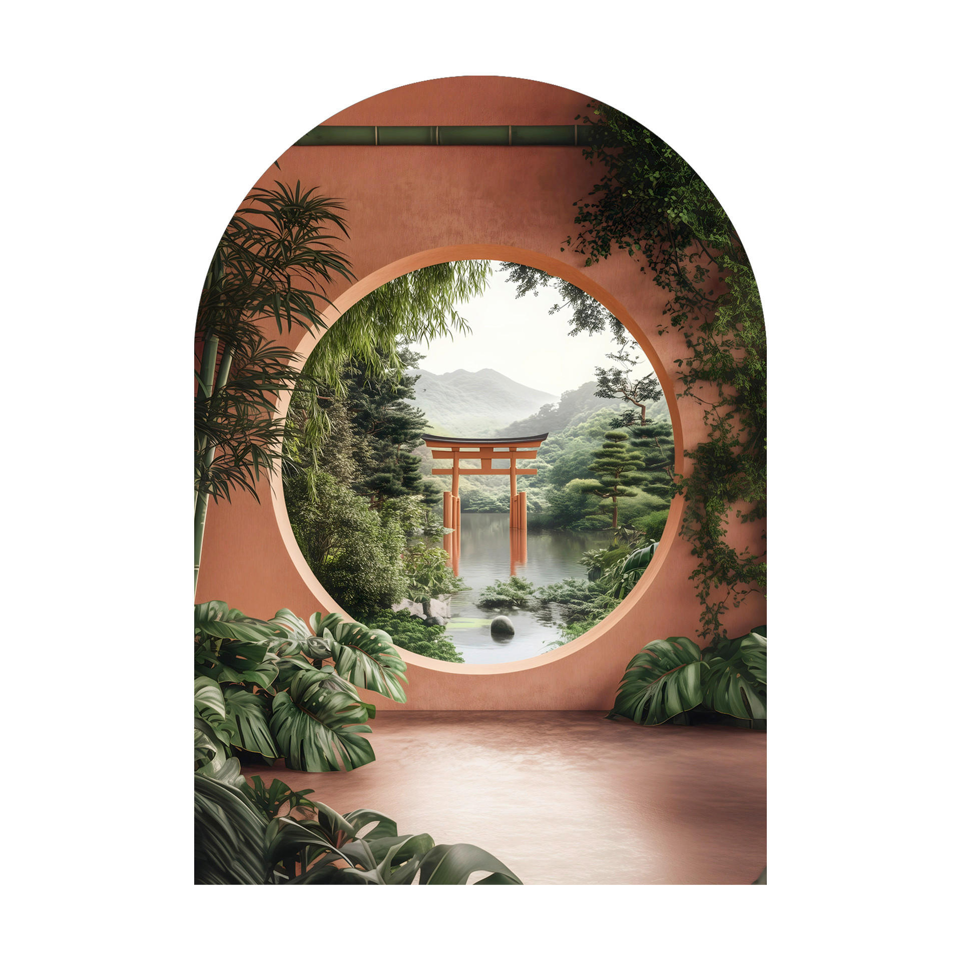 GLASBILD Landschaft & Natur 70/100 cm  - Multicolor, Basics, Glas/Papier (70/100cm)