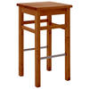 BARHOCKER Bernsteinfarben Kiefer massiv  - Bernsteinfarben, ROMANTIK / LANDHAUS, Holz (41/74,5/41cm) - Boxxx