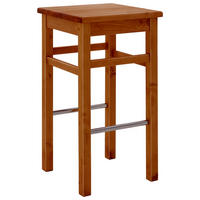 BARHOCKER Bernsteinfarben Kiefer massiv  - Bernsteinfarben, ROMANTIK / LANDHAUS, Holz (41/74,5/41cm) - Boxxx