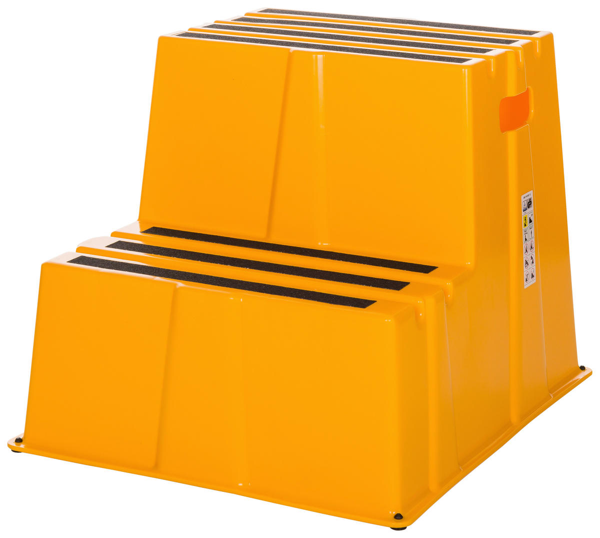 TRITTHOCKER Gelb  - Gelb, Basics, Kunststoff (57/51/65cm) - MID.YOU