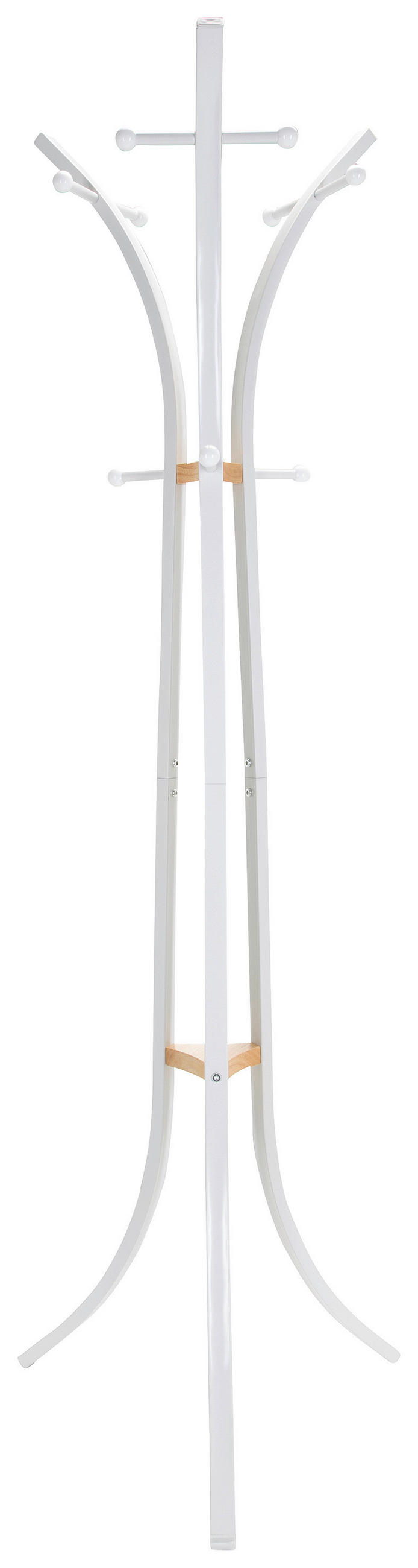 KLÄDSTÄLLNING i vit 58/176/58 cm   - vit, Modern, metall (58/176/58cm) - MID.YOU