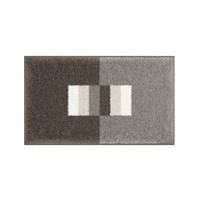 BADEMATTE Grund Taupe 65/115 cm  - Taupe, Basics, Kunststoff/Textil (65/115cm) - Grund