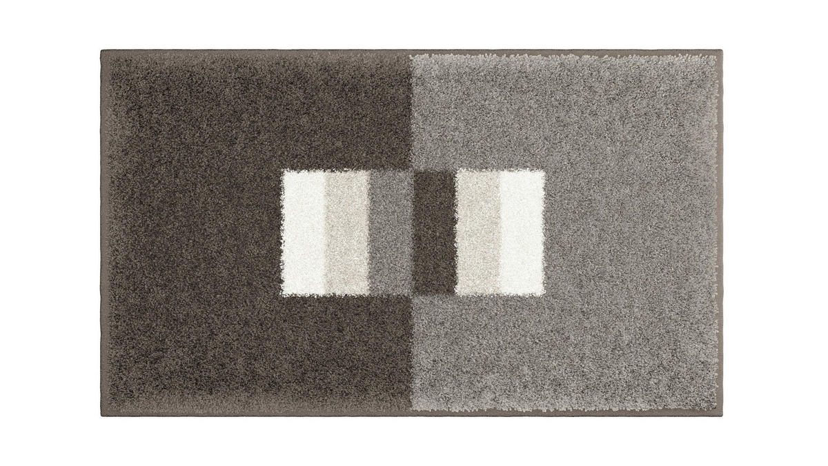 BADEMATTE Grund Taupe 65/115 cm  - Taupe, Basics, Kunststoff/Textil (65/115cm) - Grund