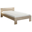 BETT 120/200 cm  in Sonoma Eiche  - Sonoma Eiche, KONVENTIONELL, Holzwerkstoff (120/200cm) - Carryhome