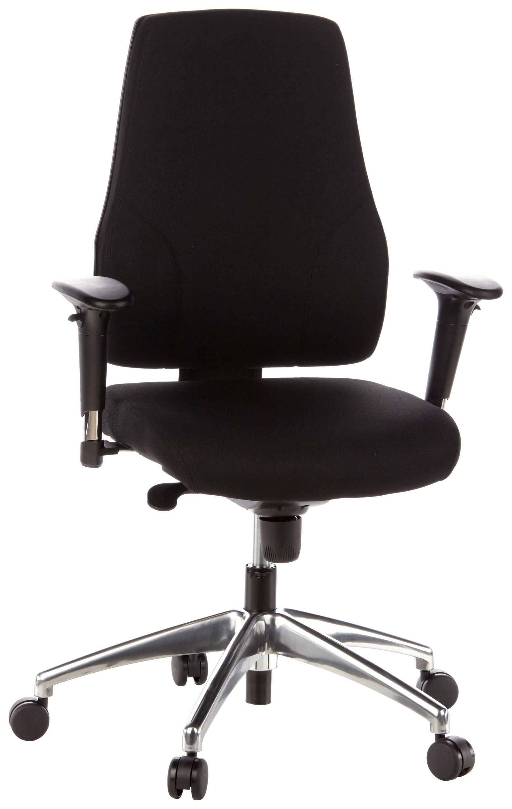 DREHSTUHL Flachgewebe Schwarz  - Schwarz, MODERN, Kunststoff/Textil (60/126/45cm) - MID.YOU