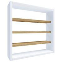 KÜCHENREGAL 40/40/10 cm  in Weiss, Honigeiche  - Honigeiche/Weiss, Basics, Holzwerkstoff (40/40/10cm) - MID.YOU